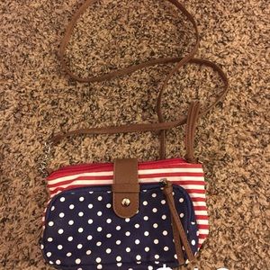 Red, White, and Blue Purse